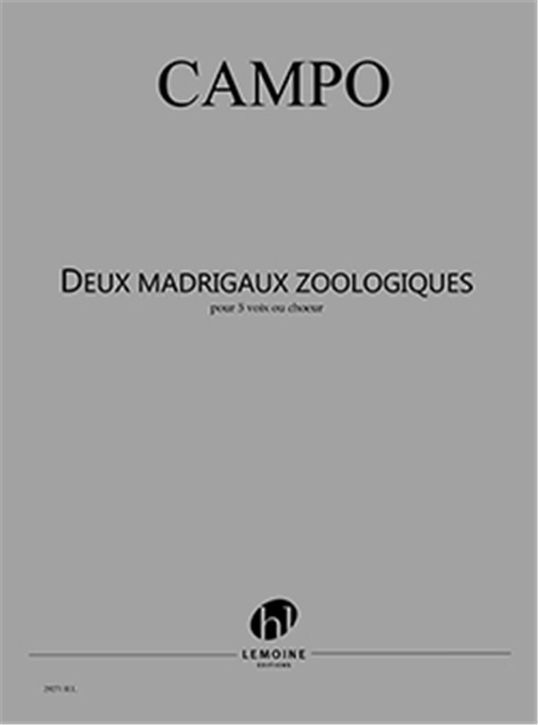 Madrigaux Zoologiques (2)